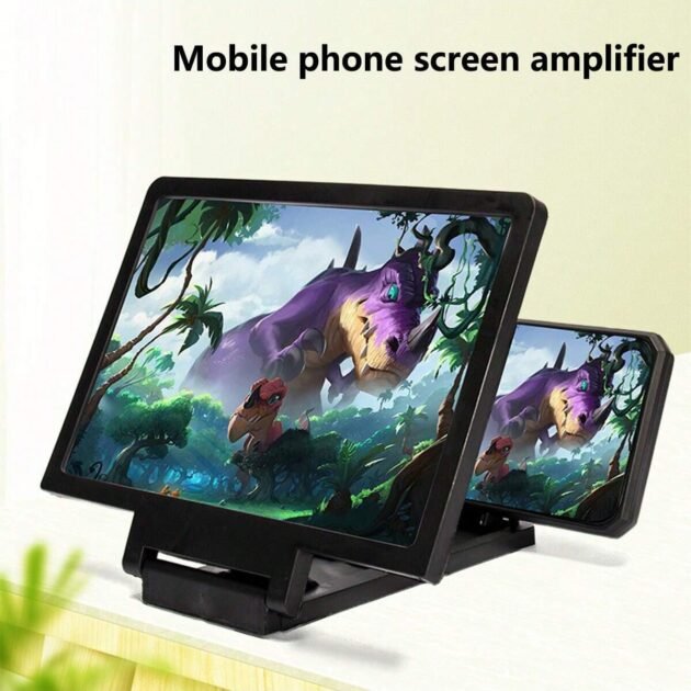 قاعدة تكبير شاشة هاتف محمول 3D