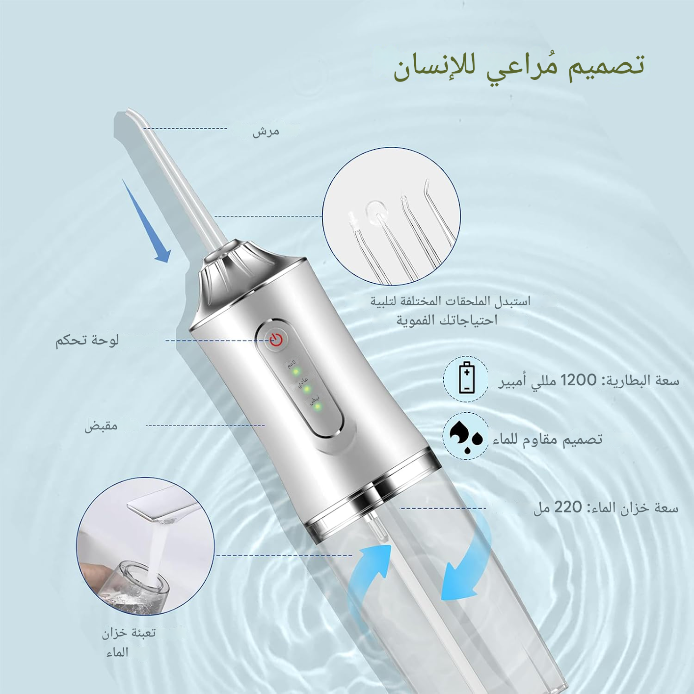 مضخة تنظيف الأسنان - الصورة 2